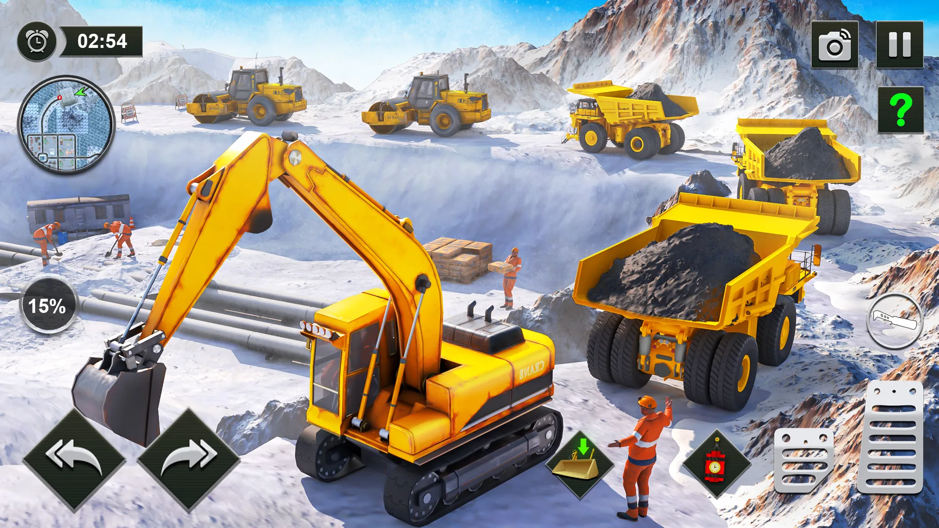 Snow Offroad Construction Game | Indus Appstore | Screenshot