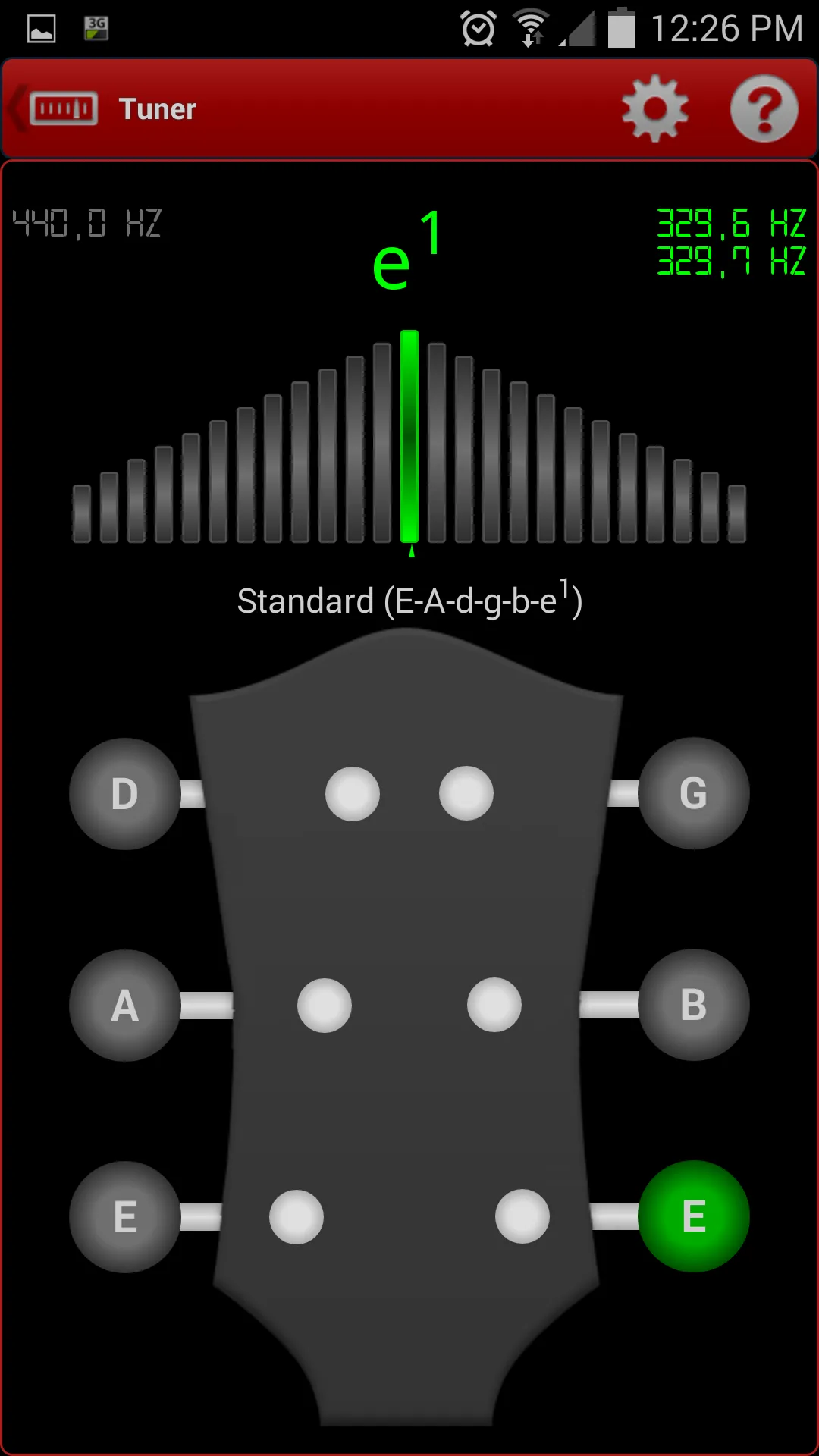 s.mart Guitar Tuner & Bass,… | Indus Appstore | Screenshot