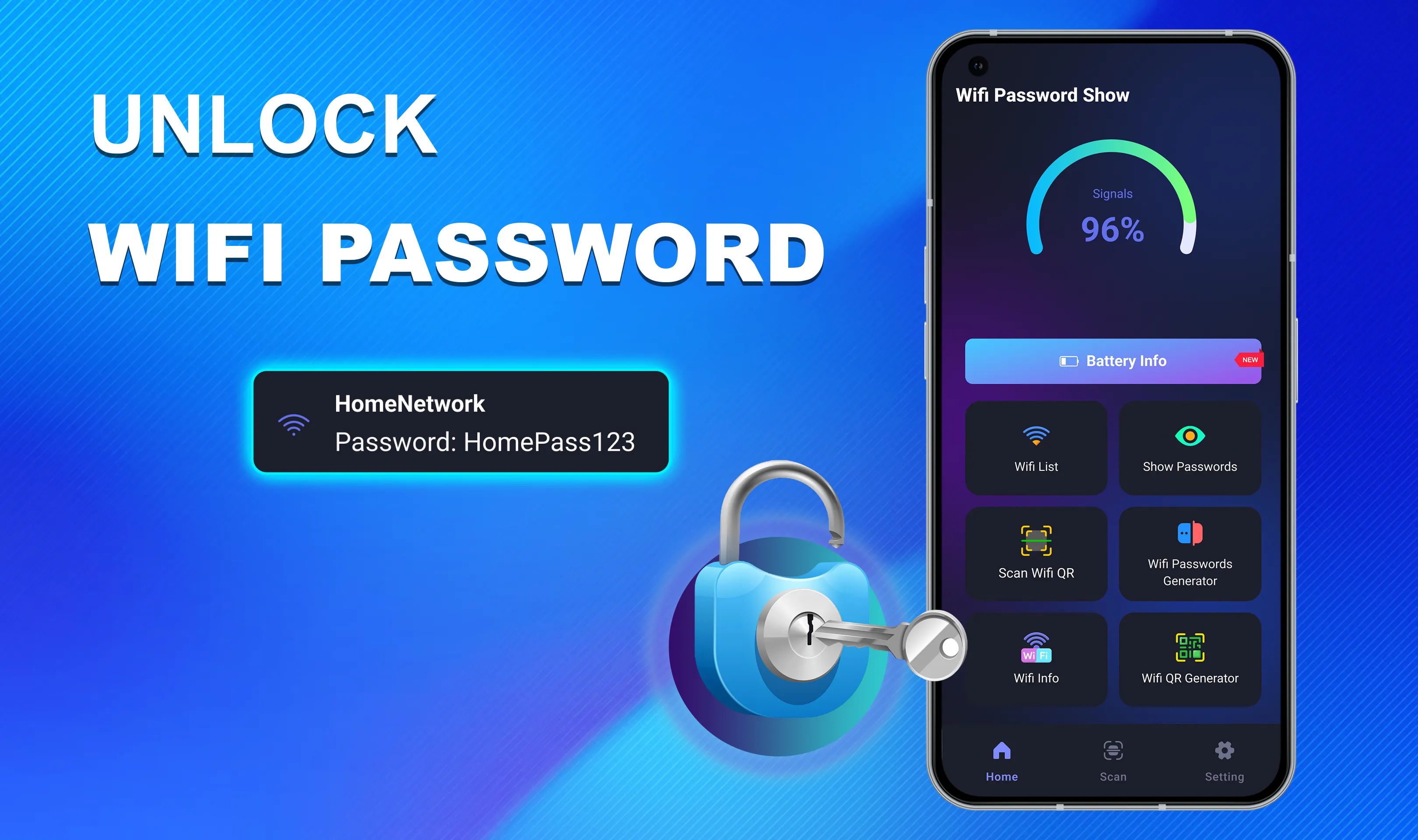 Show WiFi Password & WiFi List | Indus Appstore | Screenshot