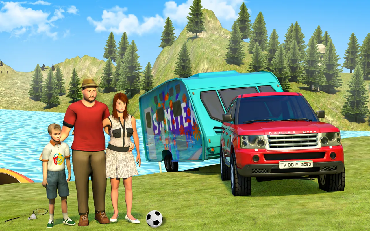 Camper Van Virtual Family Game | Indus Appstore | Screenshot