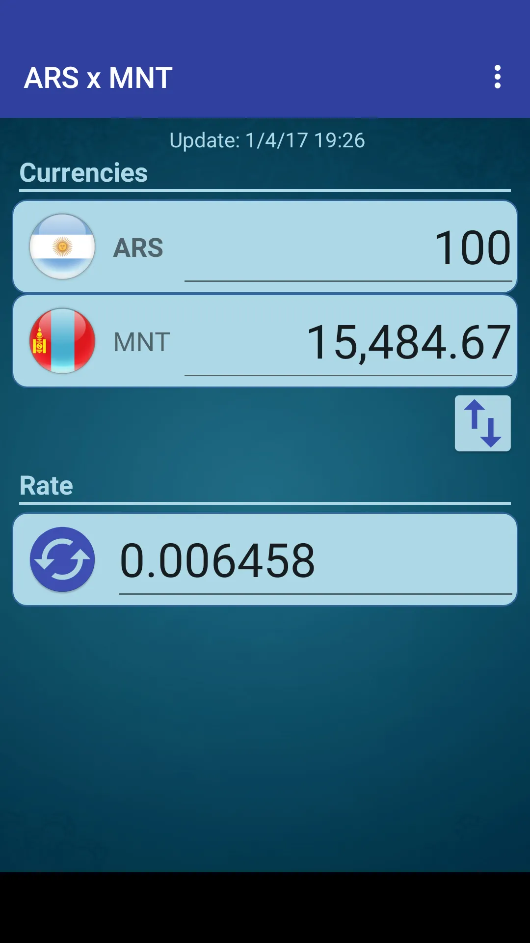 Arg. Peso x Mongolian Tugrik | Indus Appstore | Screenshot