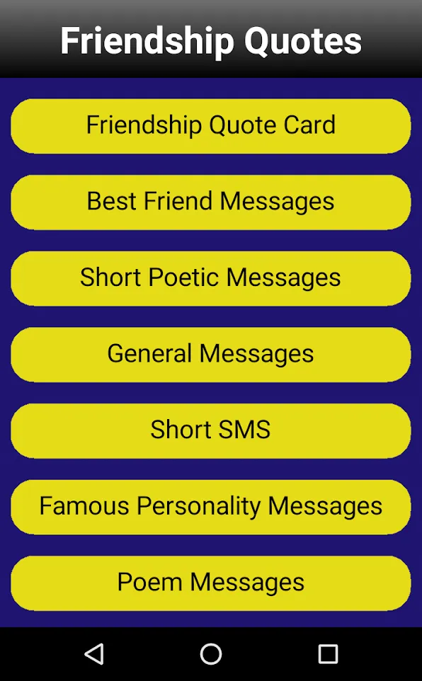 Friendship Quotes & Messages | Indus Appstore | Screenshot