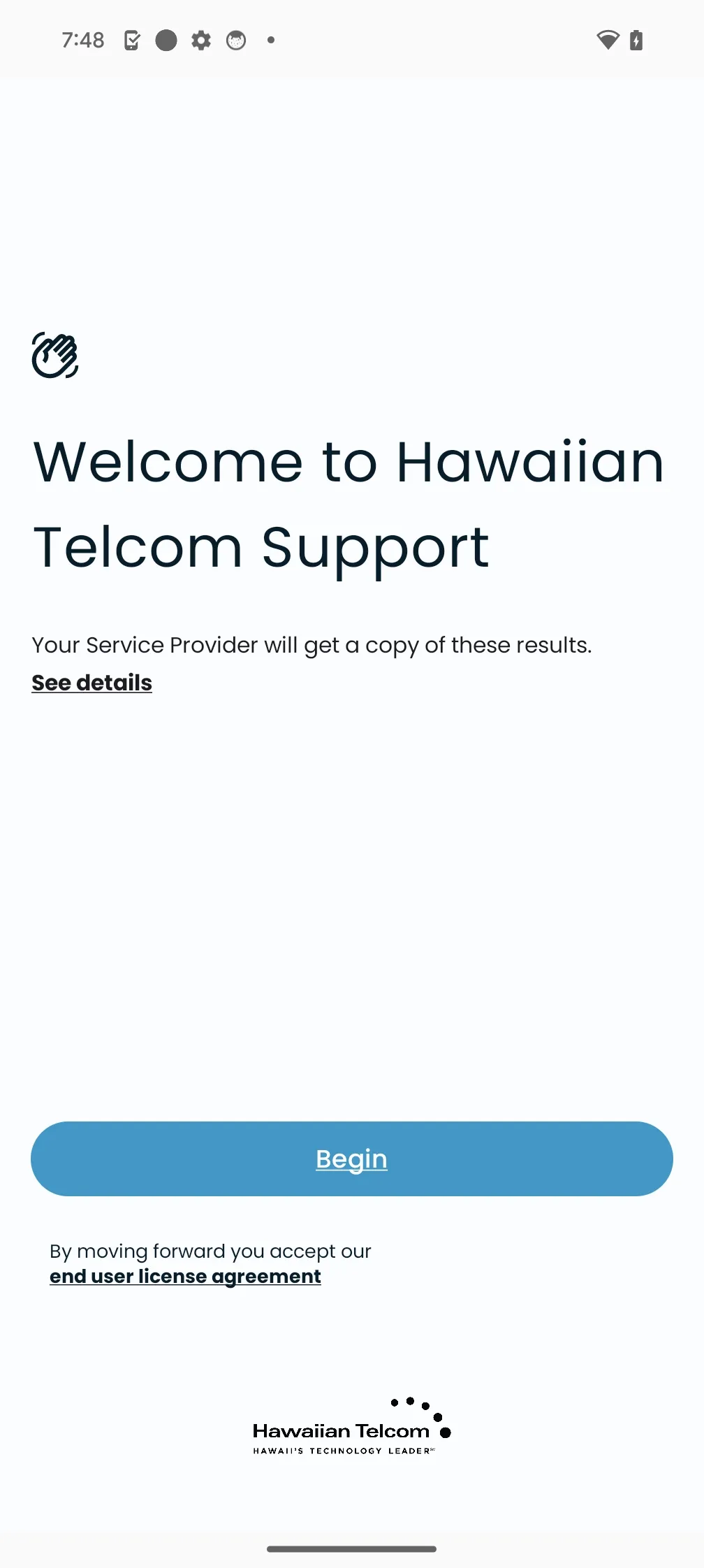 Hawaiian Telcom Support | Indus Appstore | Screenshot