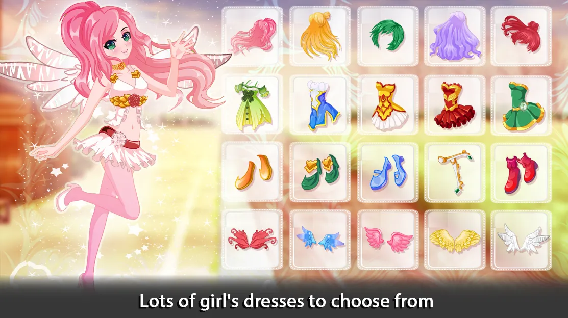 Dress Up Angel Anime Girl Game | Indus Appstore | Screenshot