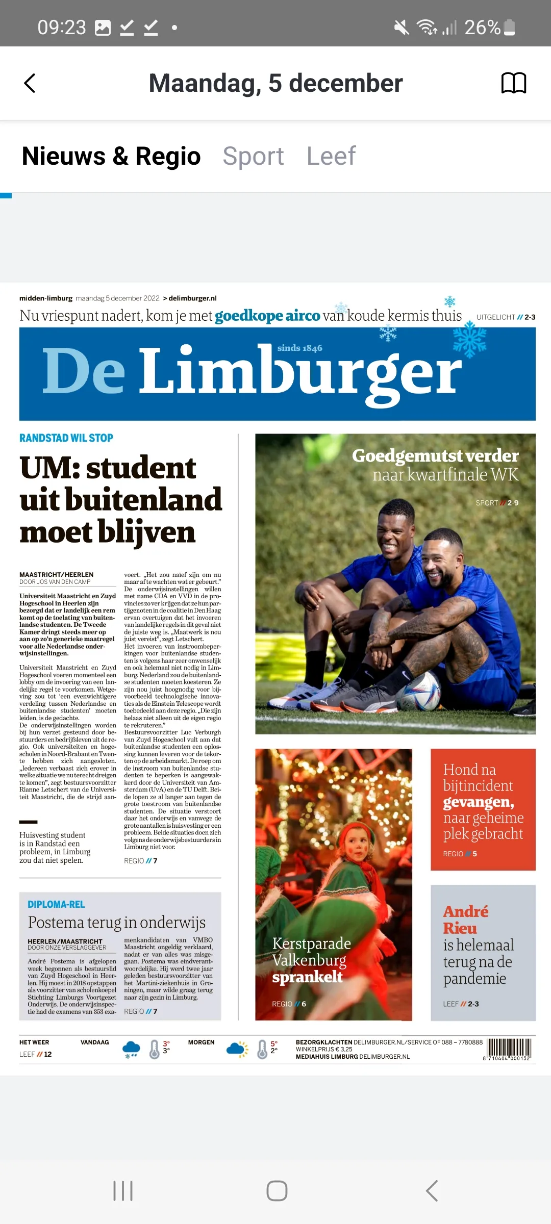 De Limburger Krant | Indus Appstore | Screenshot