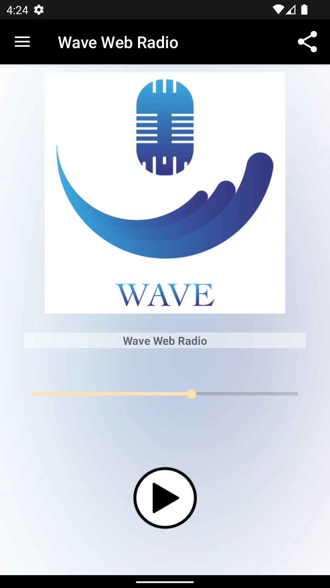 Wave Web Radio | Indus Appstore | Screenshot