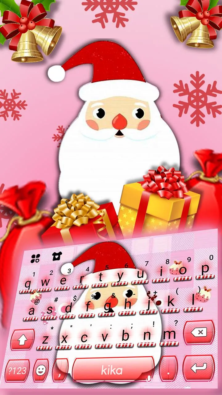 Kawaii Christmas Keyboard Them | Indus Appstore | Screenshot