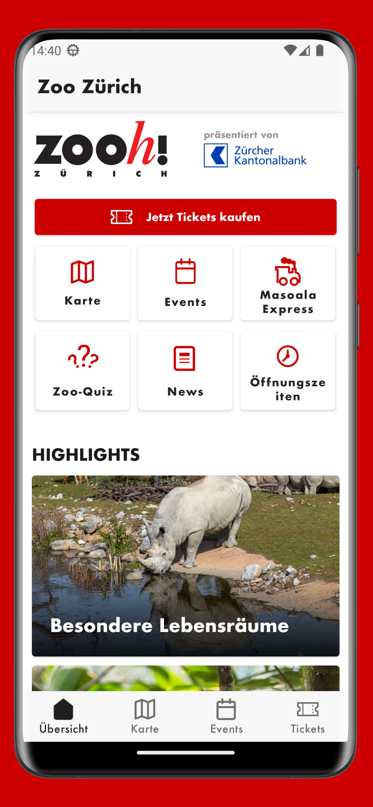 Zoo Zürich | Indus Appstore | Screenshot