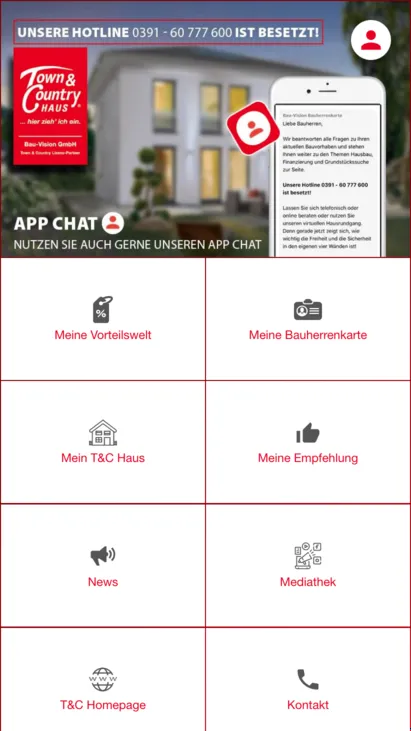 Bau-Vision Bauherrenkarte | Indus Appstore | Screenshot