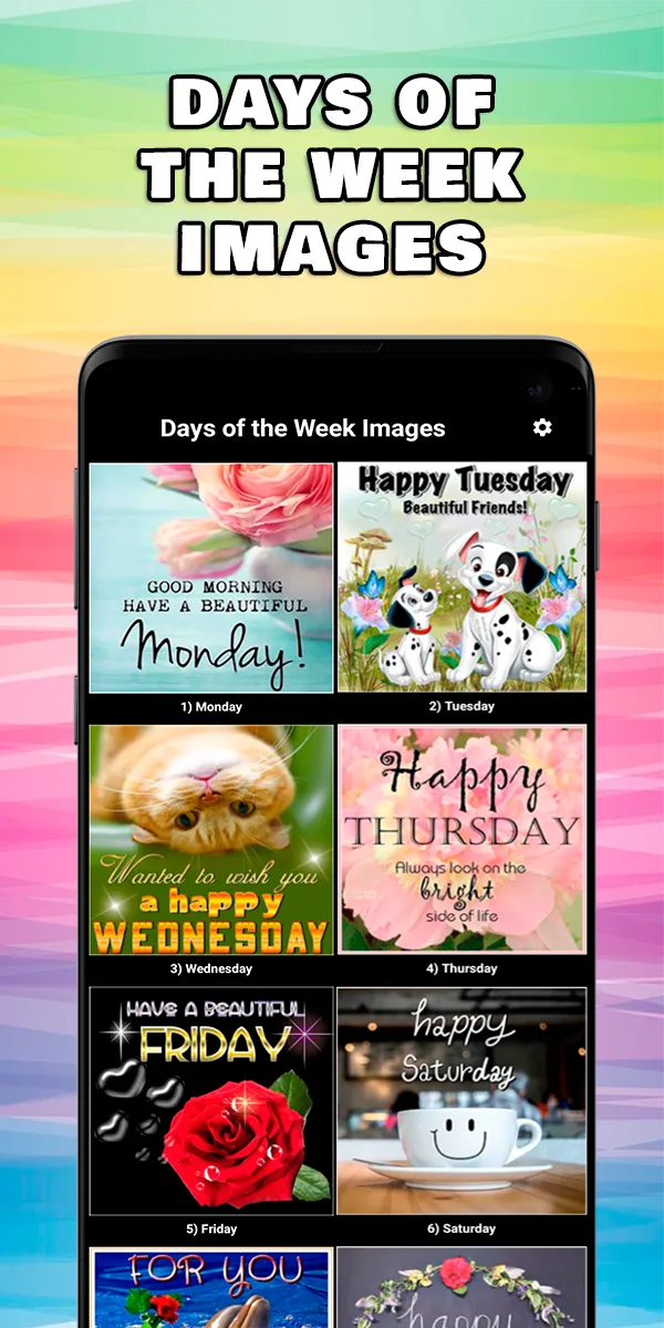 Days of the Week Images | Indus Appstore | Screenshot