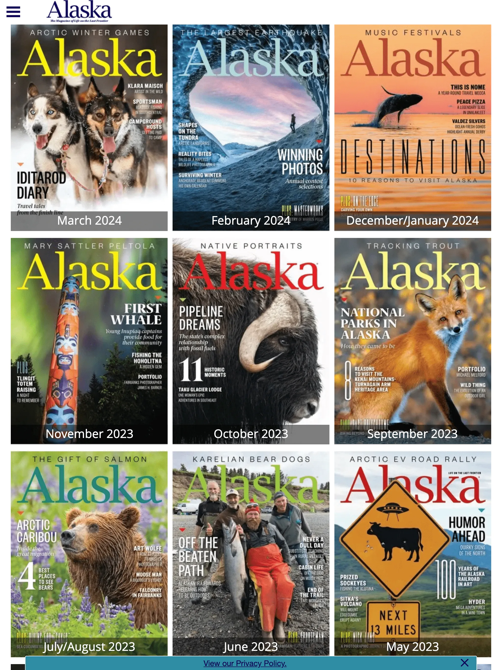 Alaska Magazine | Indus Appstore | Screenshot