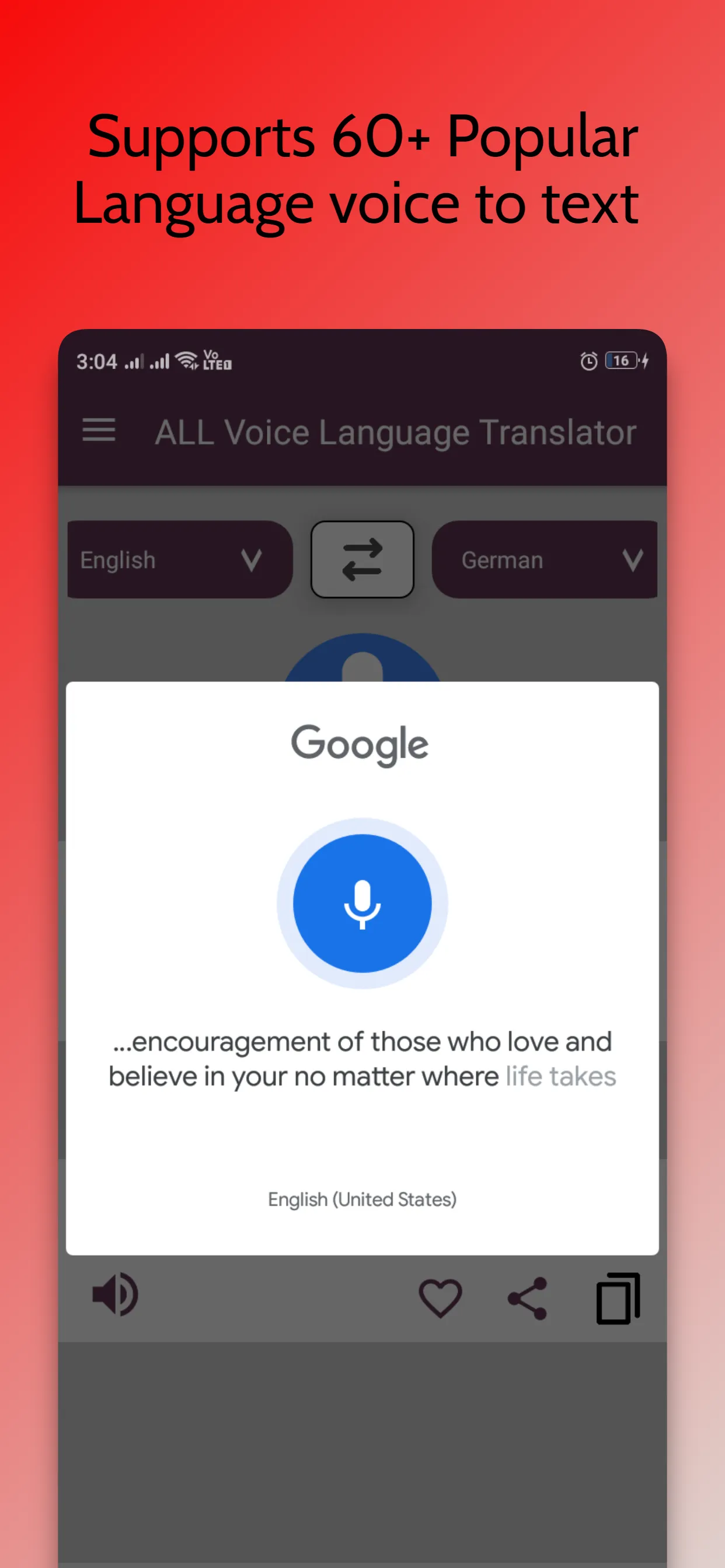 ALL Voice Language Translator | Indus Appstore | Screenshot