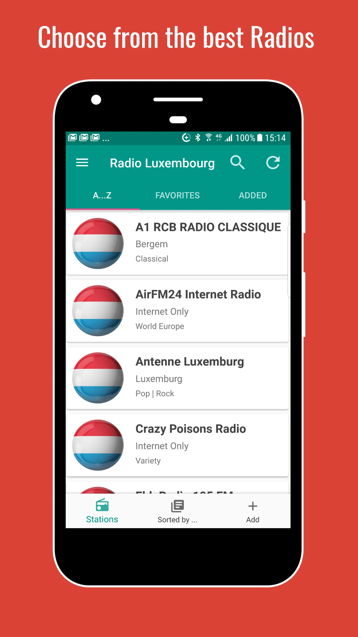 Radio Luxembourg | Indus Appstore | Screenshot