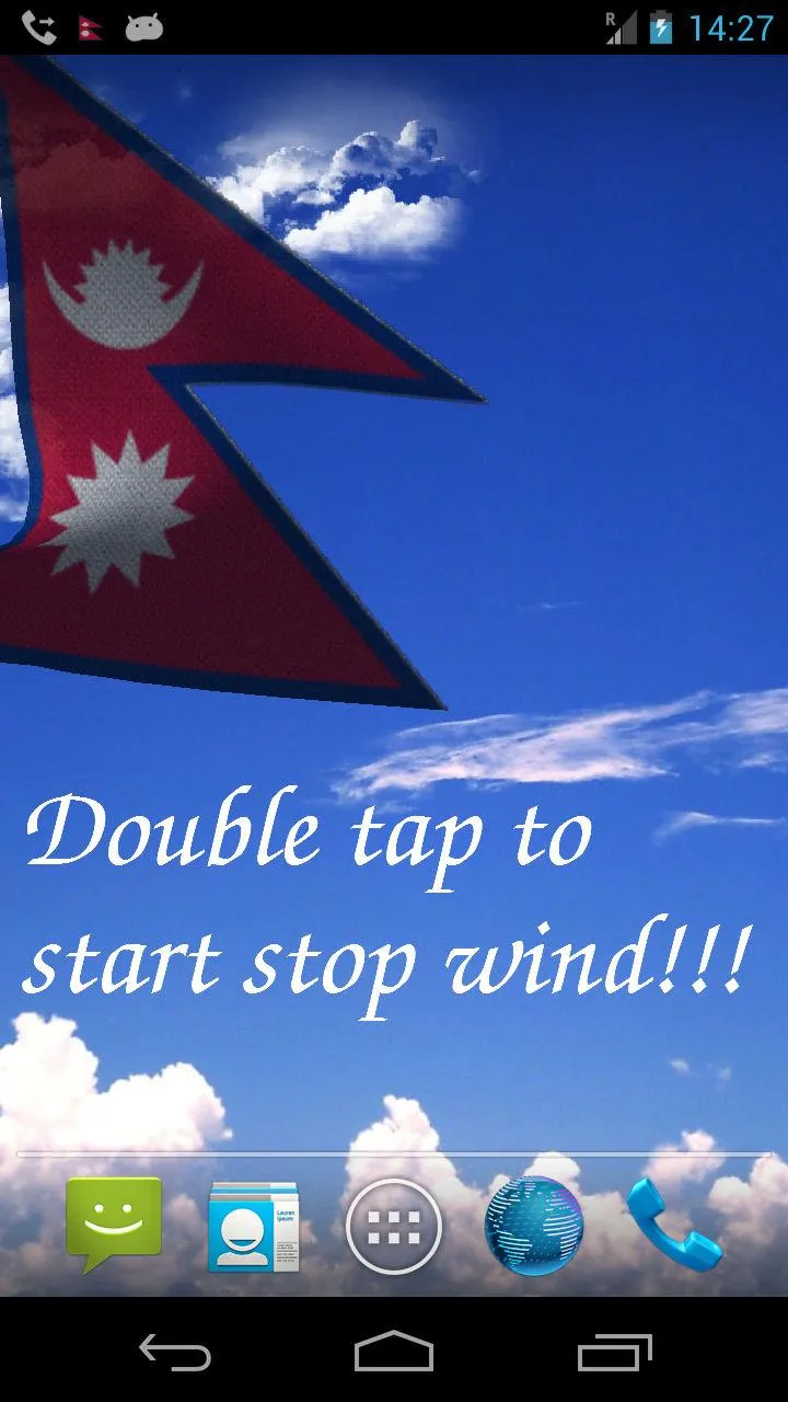 Nepal Flag Live Wallpaper | Indus Appstore | Screenshot