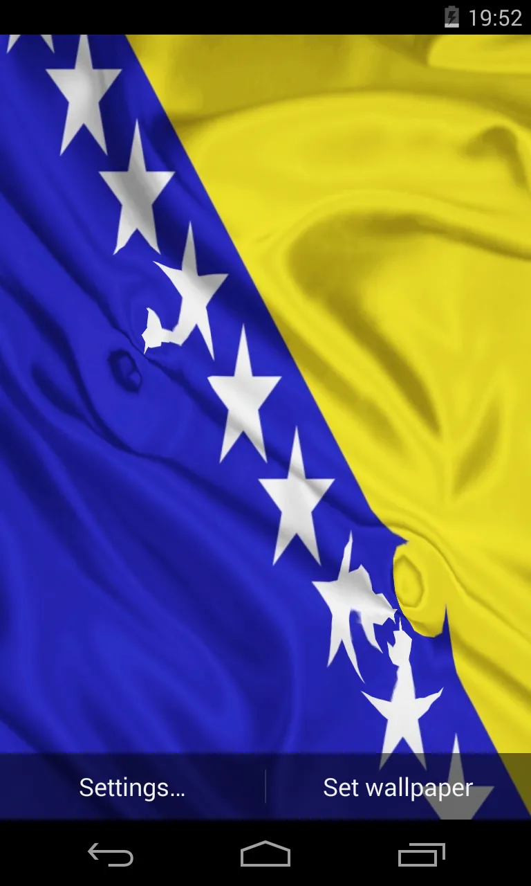 Flag of Bosnia and Herzegovina | Indus Appstore | Screenshot