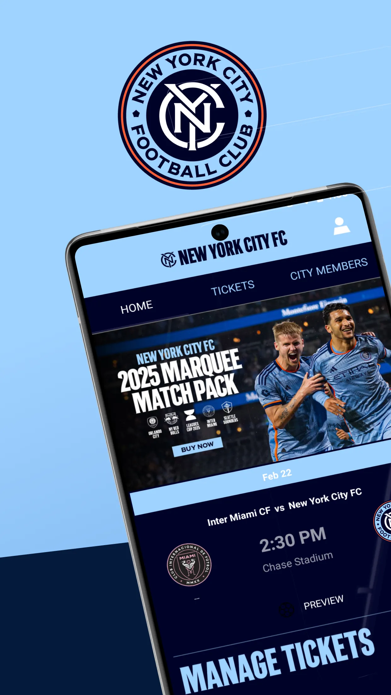 New York City FC | Indus Appstore | Screenshot