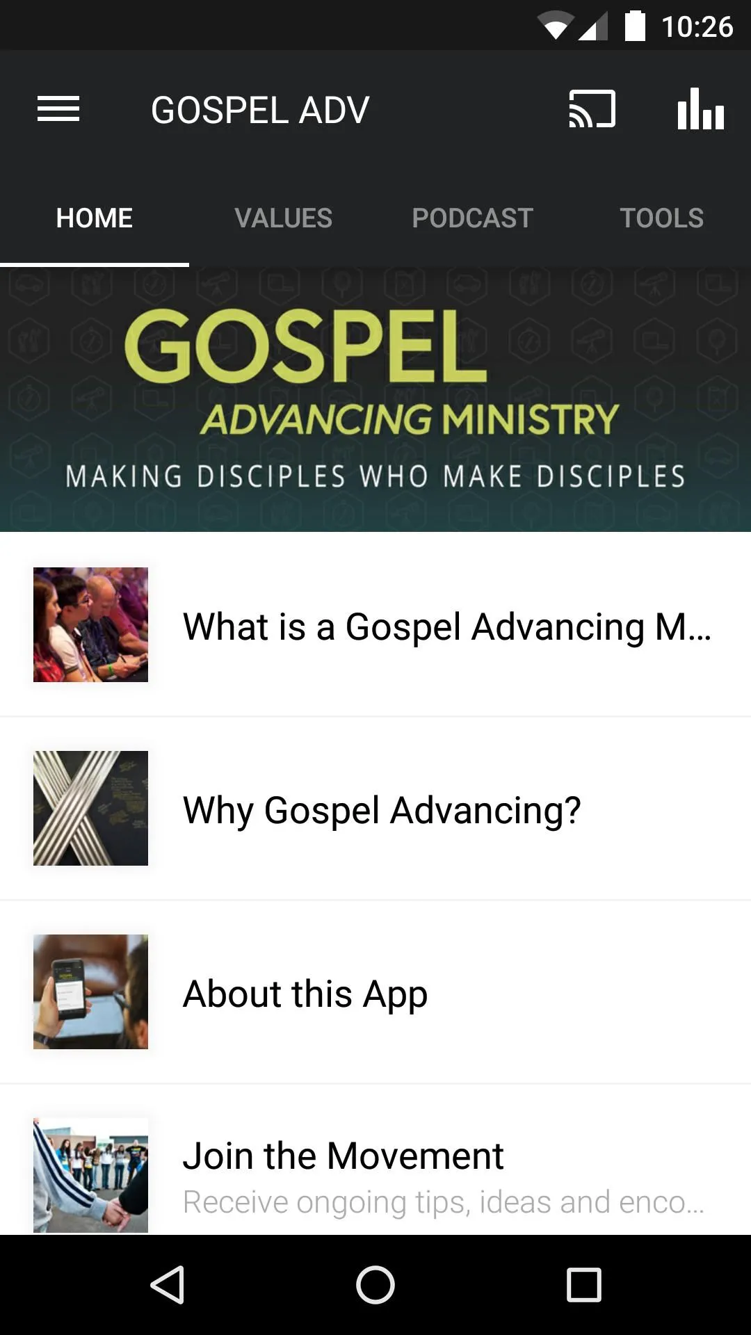 Gospel Advancing Ministry | Indus Appstore | Screenshot