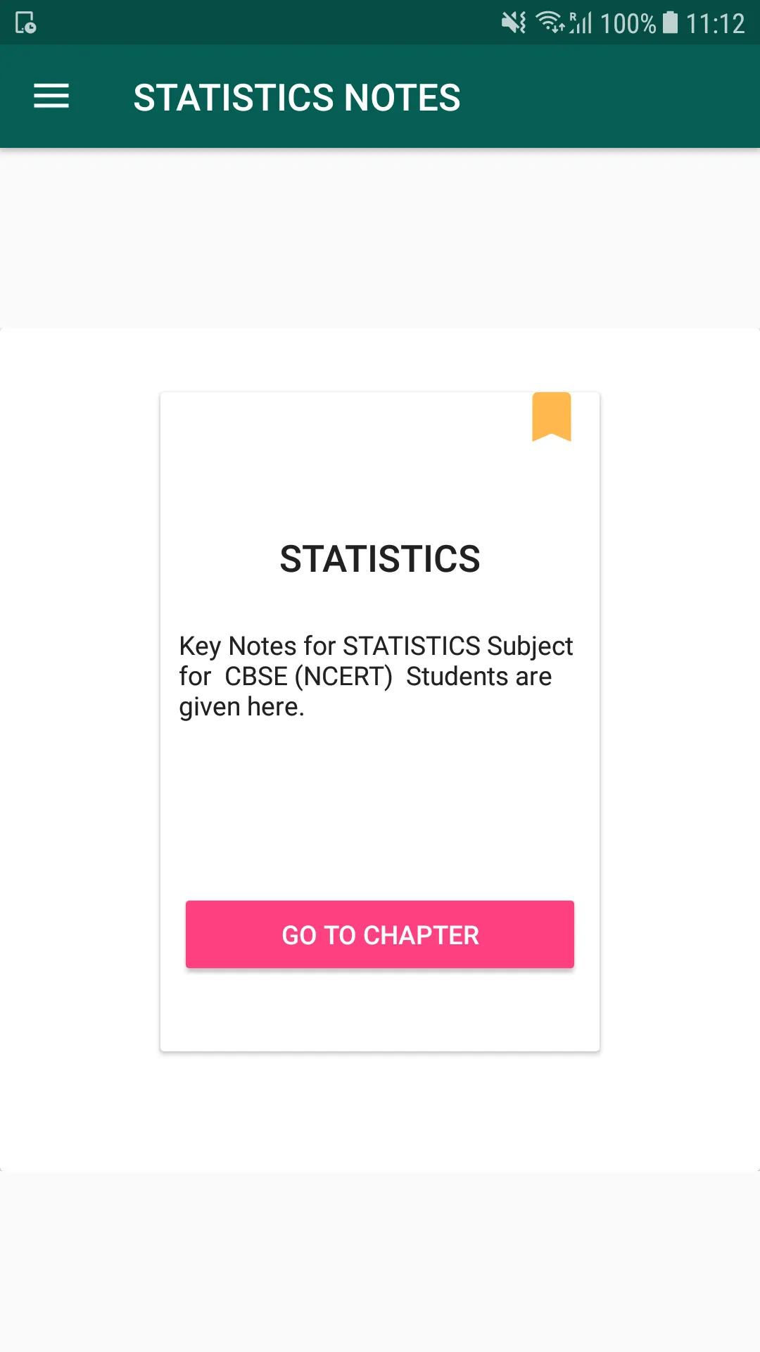 STATISTICS NOTES | Indus Appstore | Screenshot