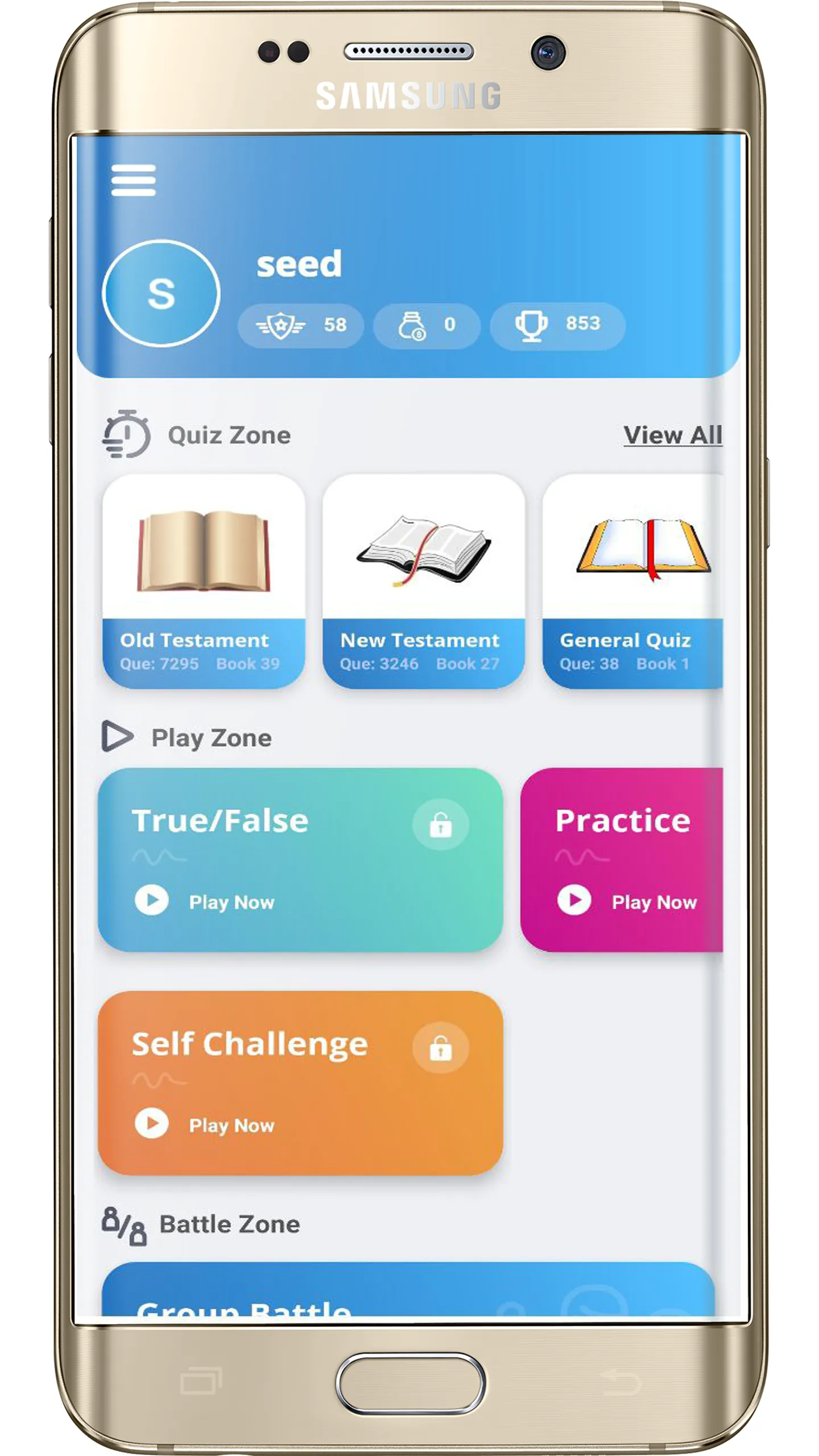 Bible Quiz Chapter By Chapter | Indus Appstore | Screenshot