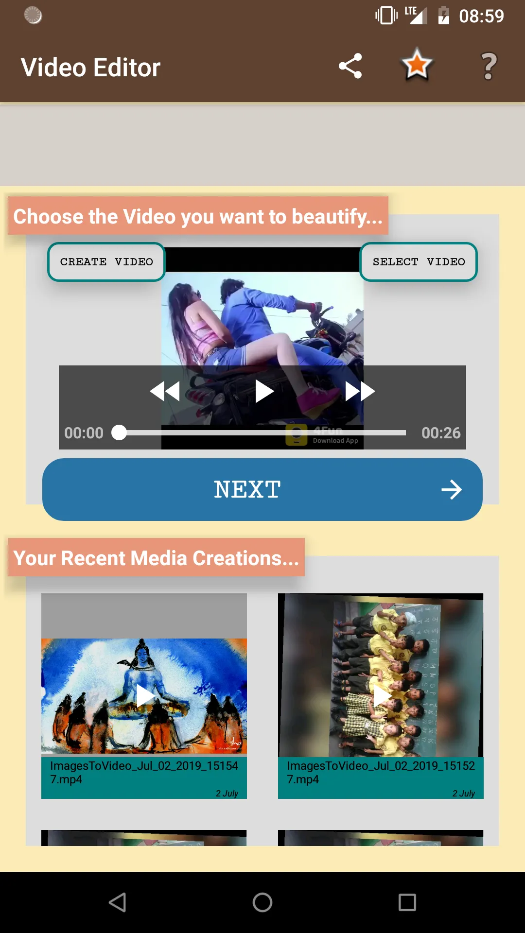 Video Editor - Cut, Crop, Boom | Indus Appstore | Screenshot