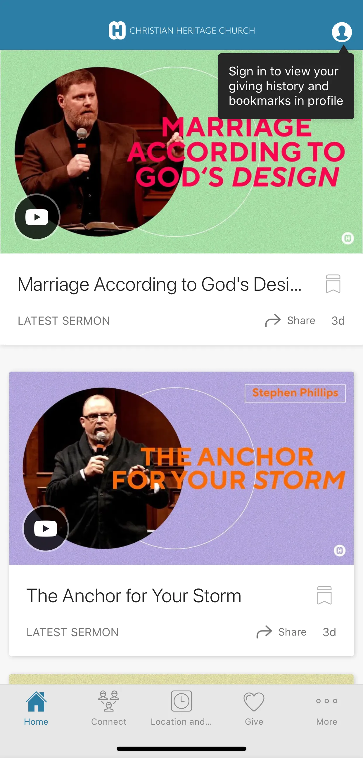 Christian Heritage Church | Indus Appstore | Screenshot