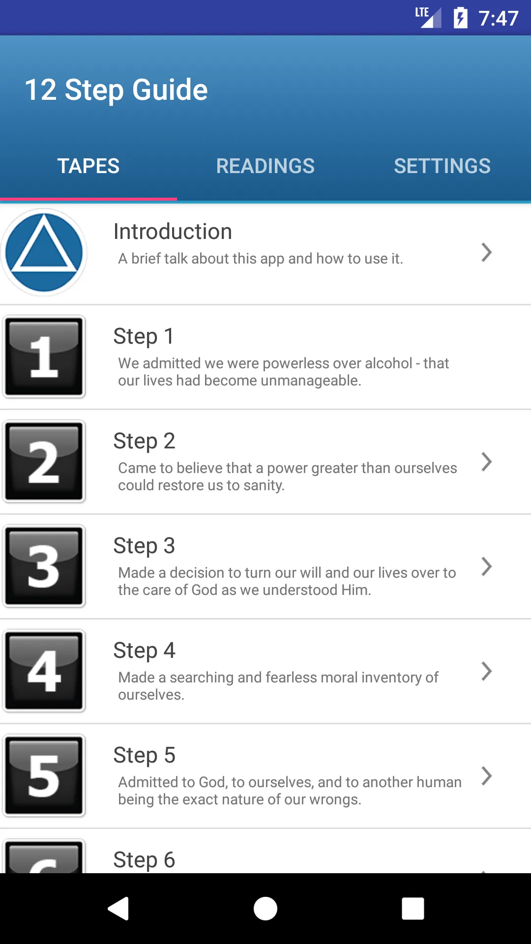 12 Step Guide Narcotics Addict | Indus Appstore | Screenshot