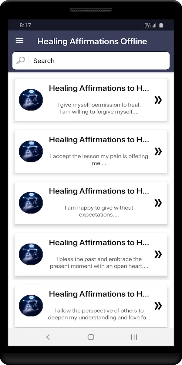 Healing Affirmations Offline | Indus Appstore | Screenshot