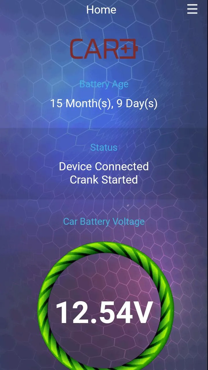 Car+ Battery Sensor | Indus Appstore | Screenshot