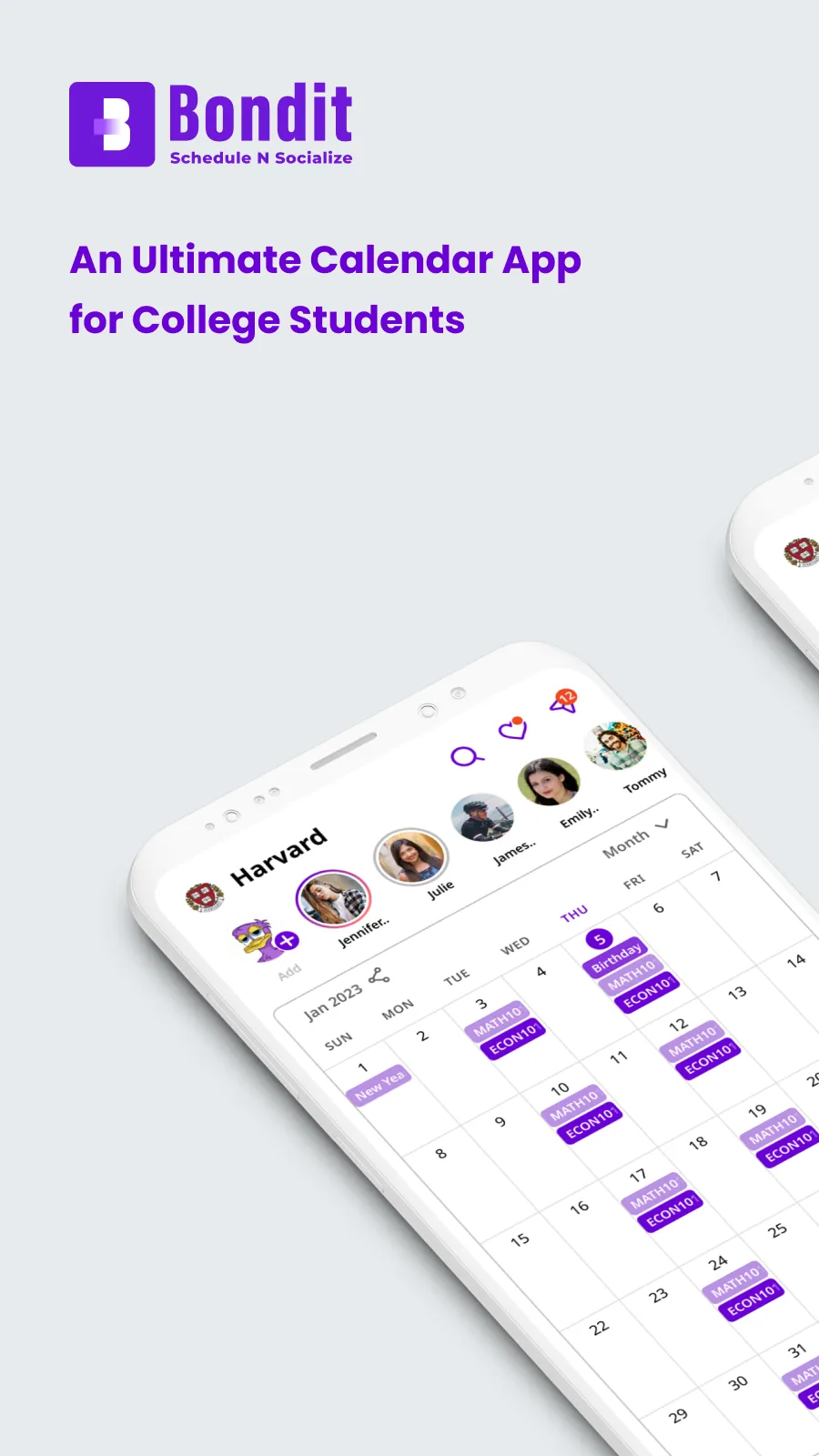 Bondit - College Calendar | Indus Appstore | Screenshot