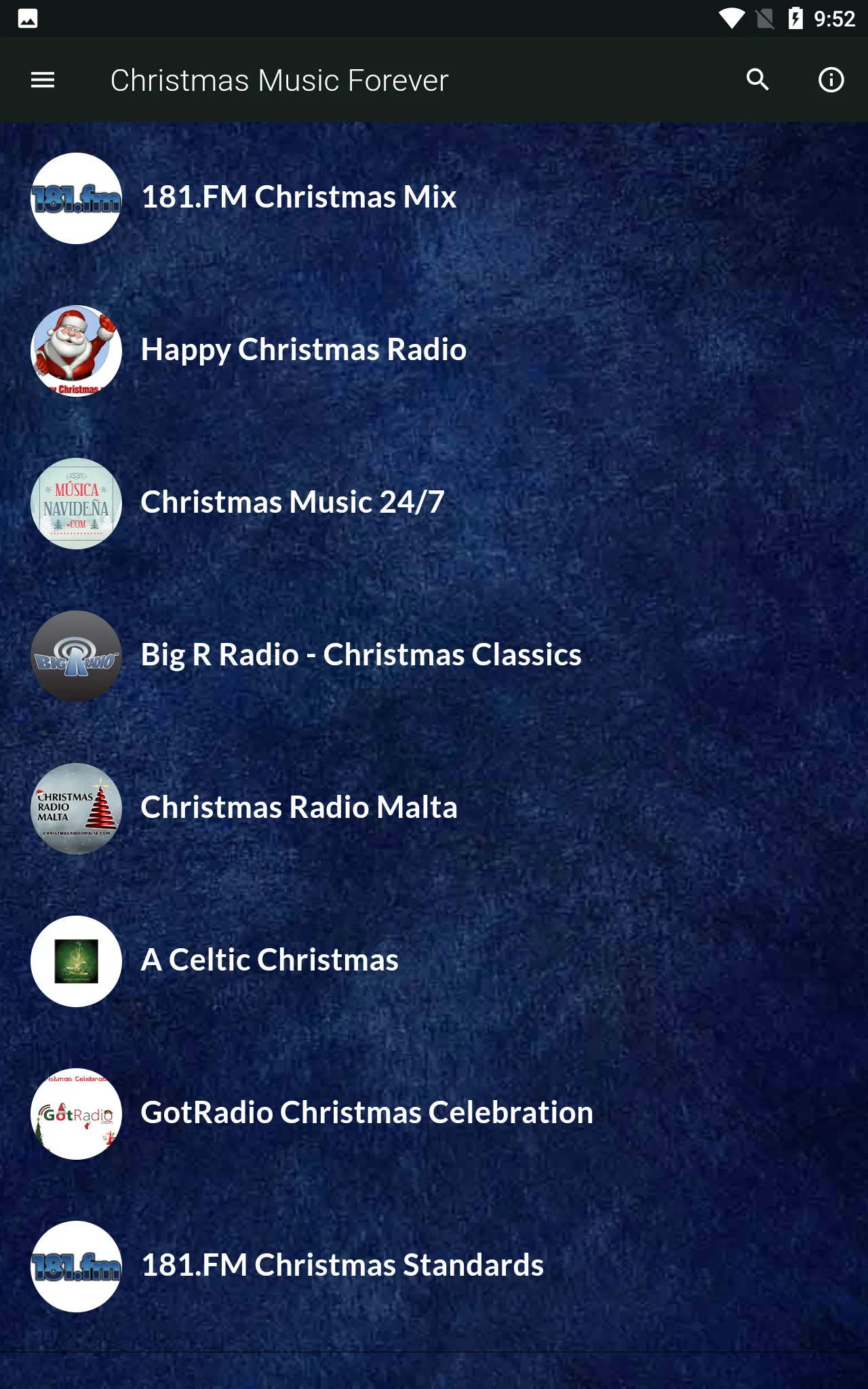 Christmas Music Radio | Indus Appstore | Screenshot