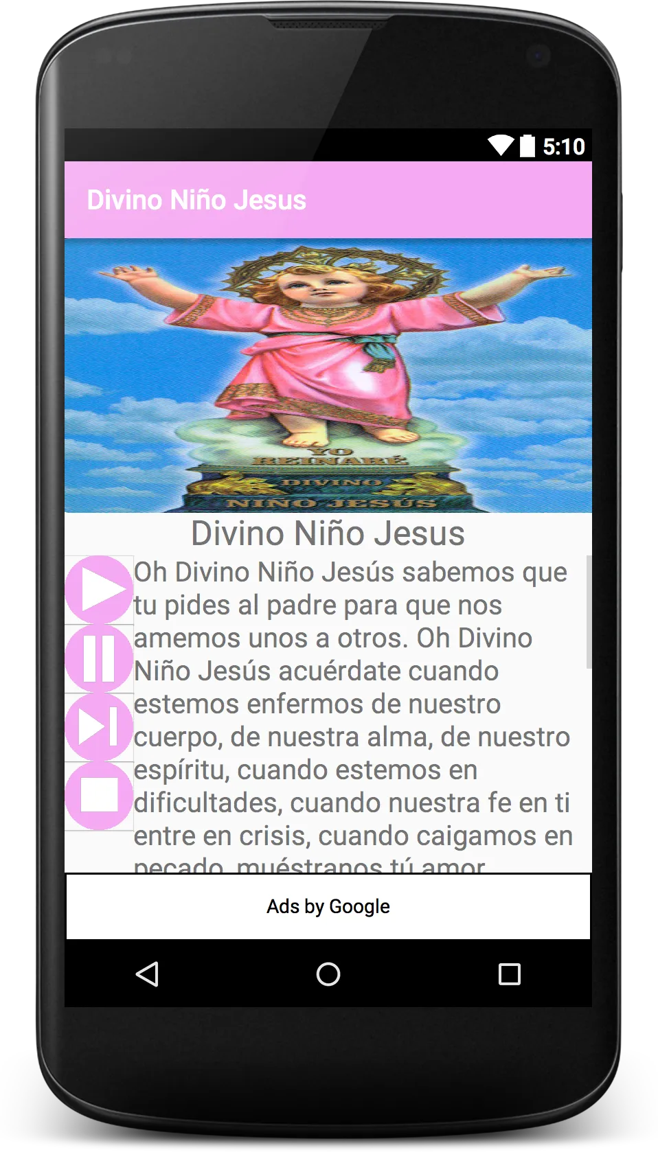 Divino Niño Jesús | Indus Appstore | Screenshot