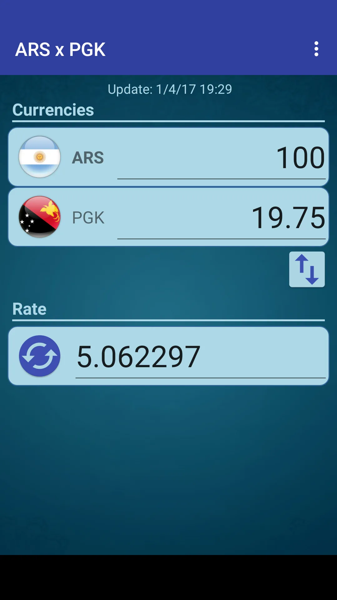 AR Peso x Papua N. Guinea Kina | Indus Appstore | Screenshot