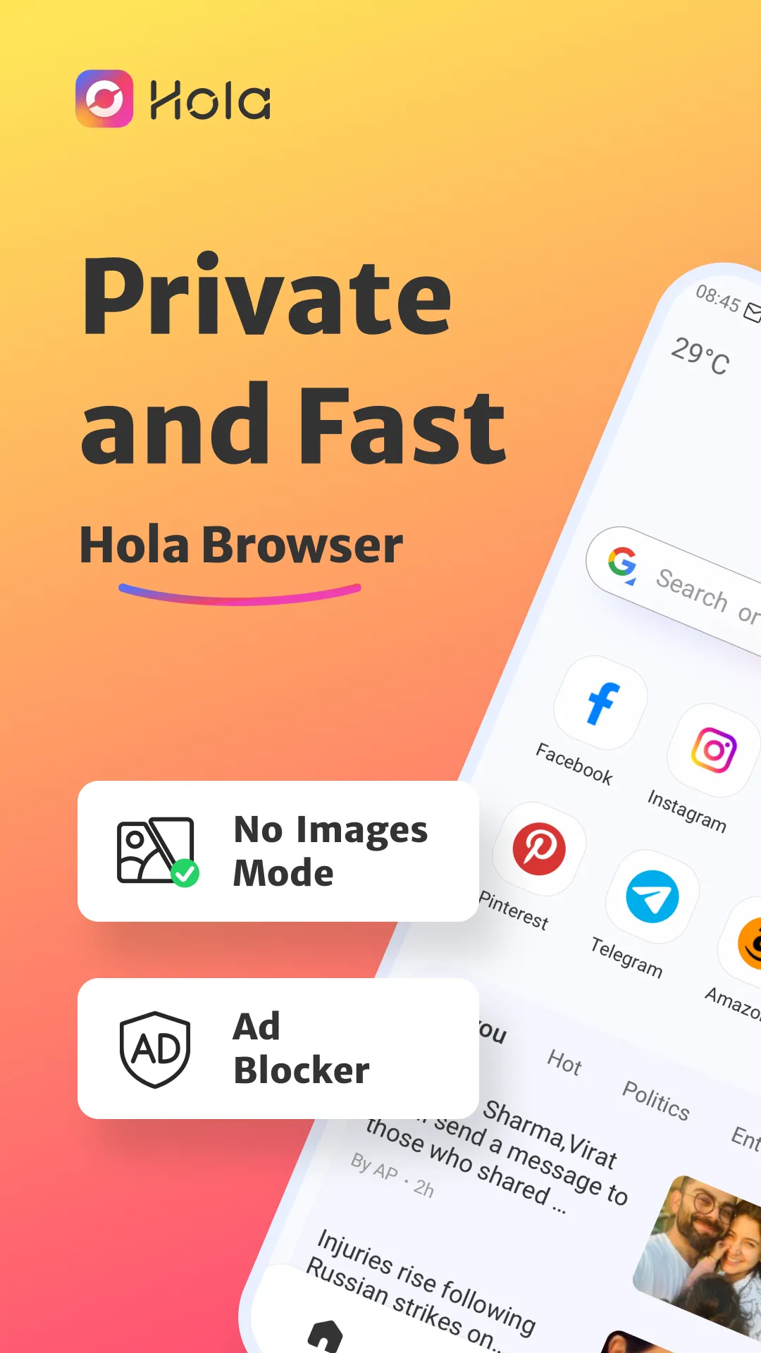 Hola Browser-Private&Fast web | Indus Appstore | Screenshot