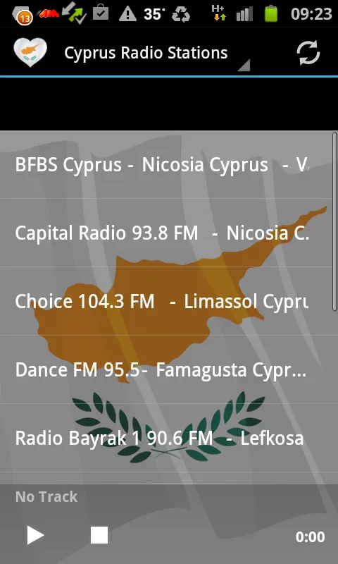 Cyprus Radio Music & News | Indus Appstore | Screenshot