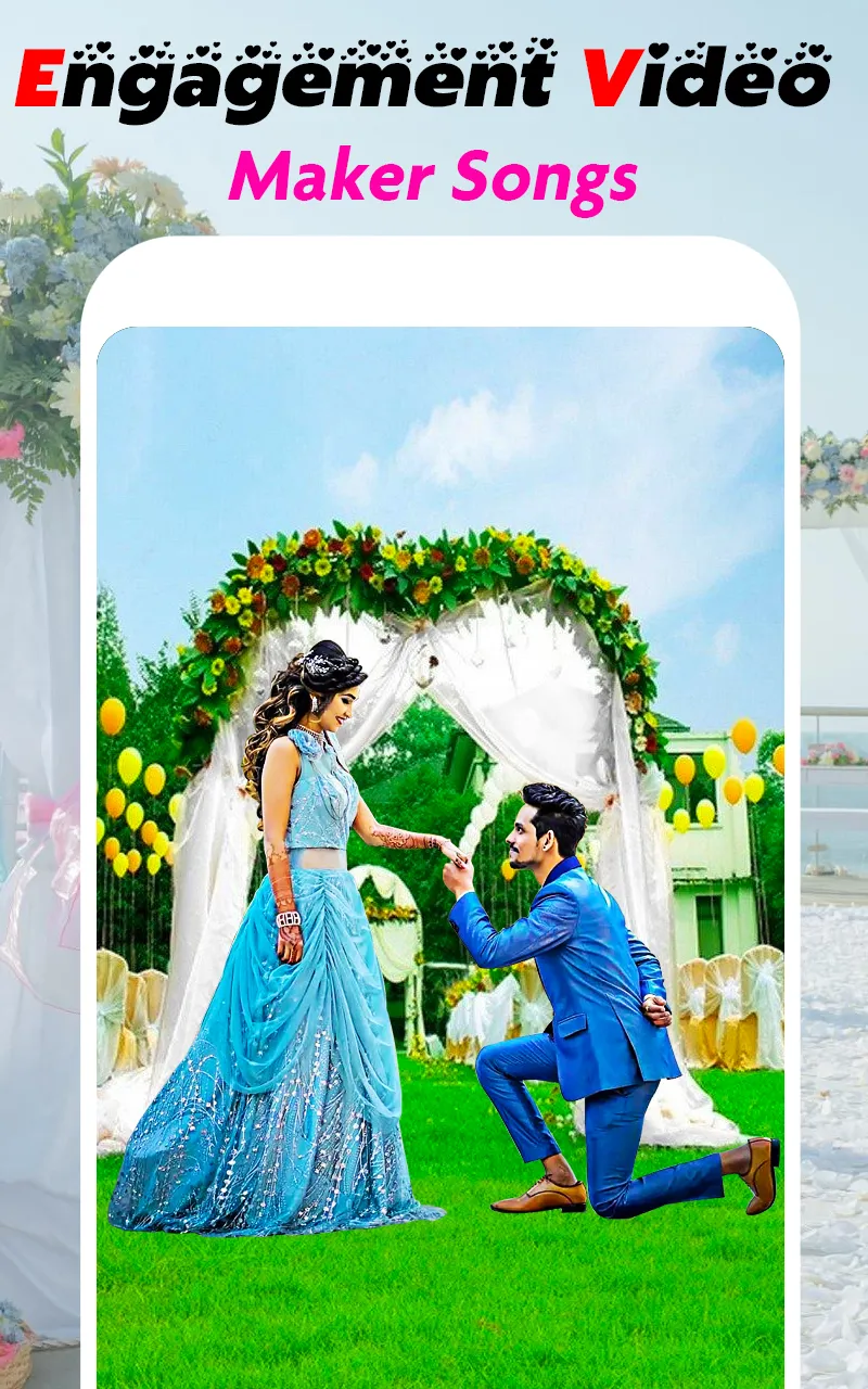 Engagement video maker songs | Indus Appstore | Screenshot