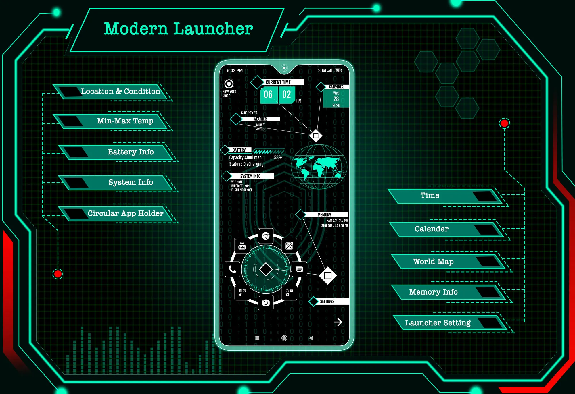 Modern Launcher 2023 - AppLock | Indus Appstore | Screenshot