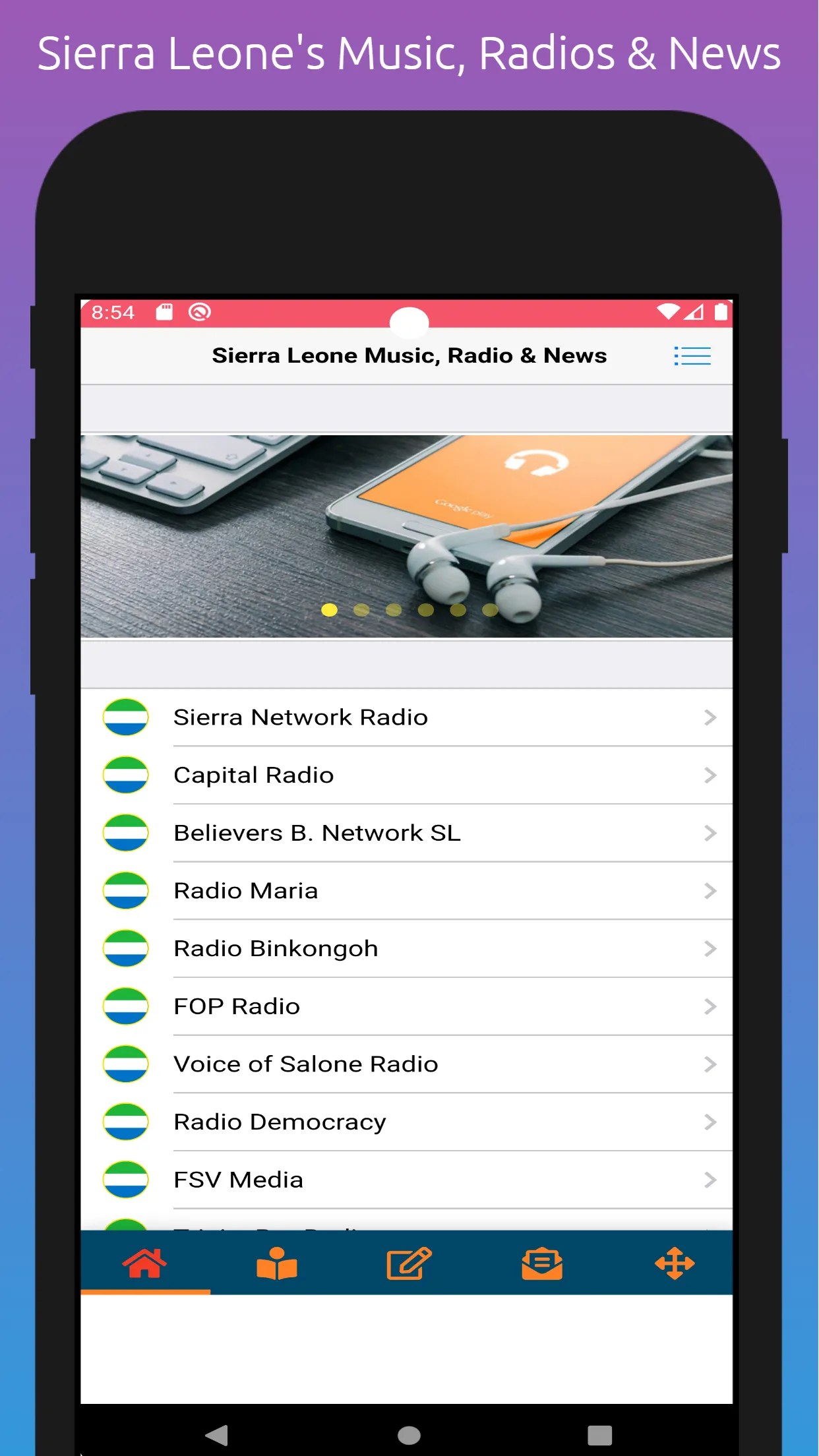 Sierra Leone's Music & Radios | Indus Appstore | Screenshot