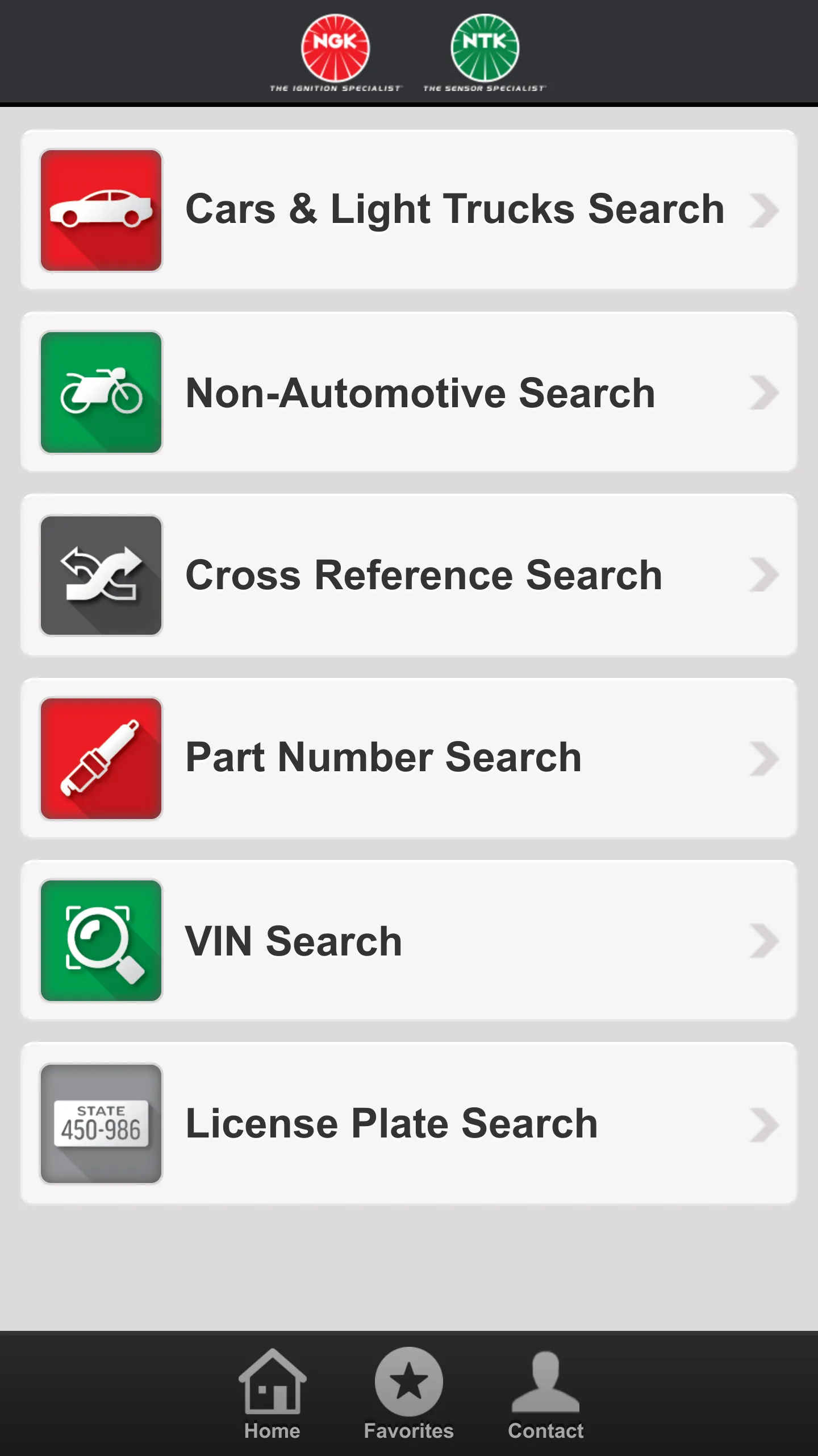 NGK / NTK Part Finder | Indus Appstore | Screenshot