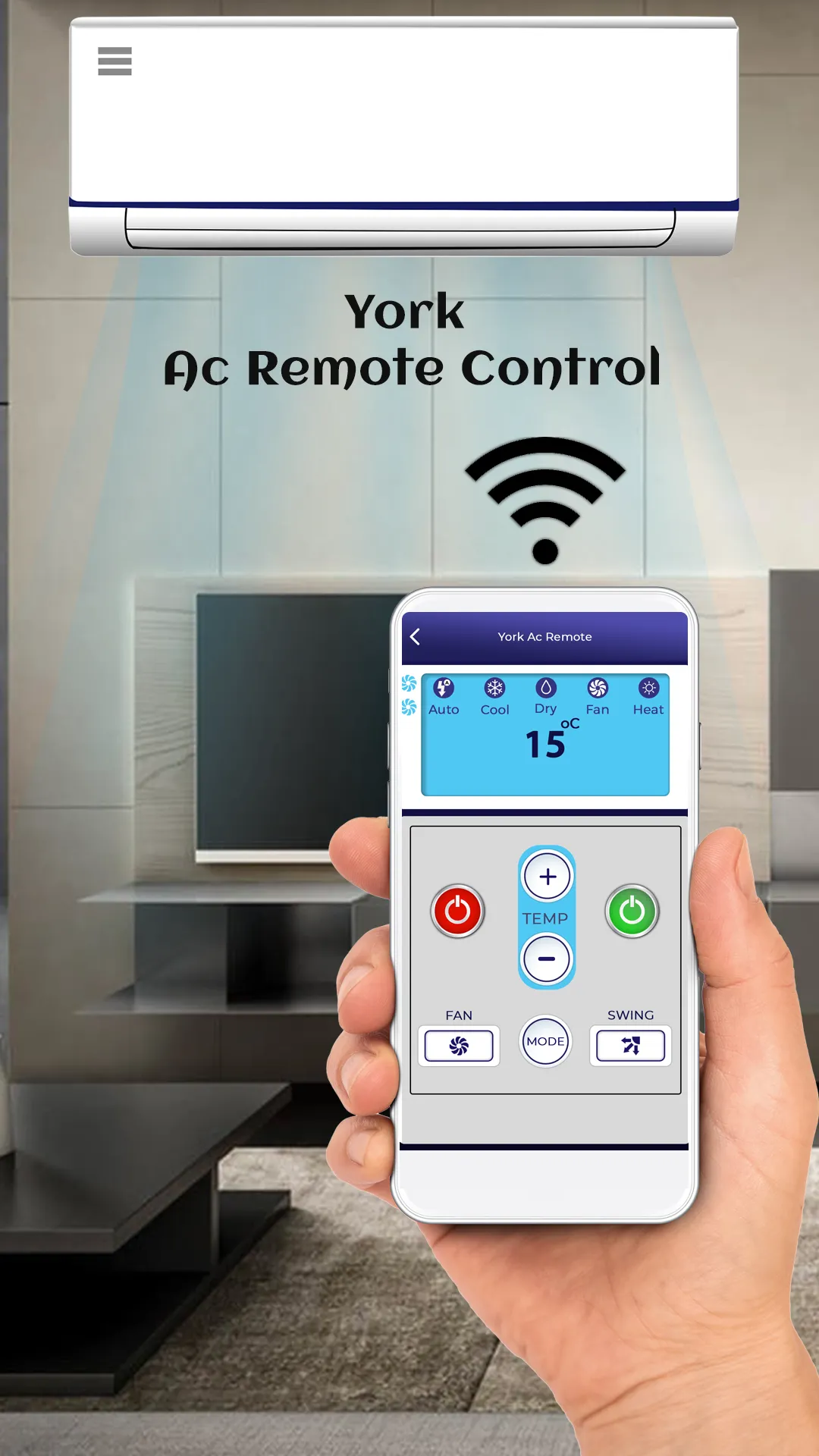 AC Remote Control For  York | Indus Appstore | Screenshot