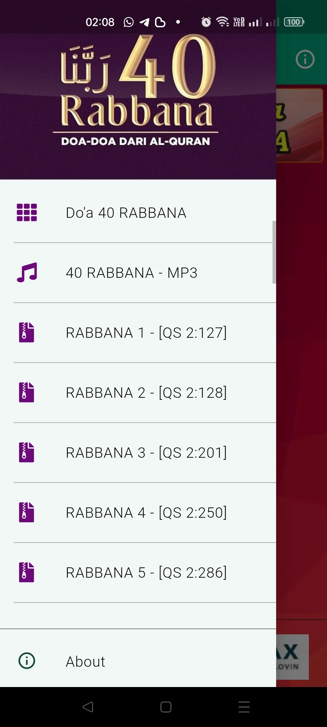 Do'a 40 RABBANA | Indus Appstore | Screenshot