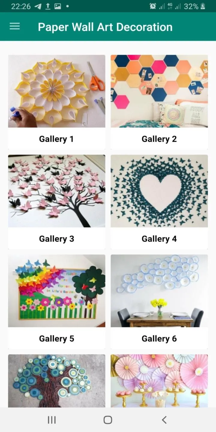 Paper Wall Art Decoration Idea | Indus Appstore | Screenshot