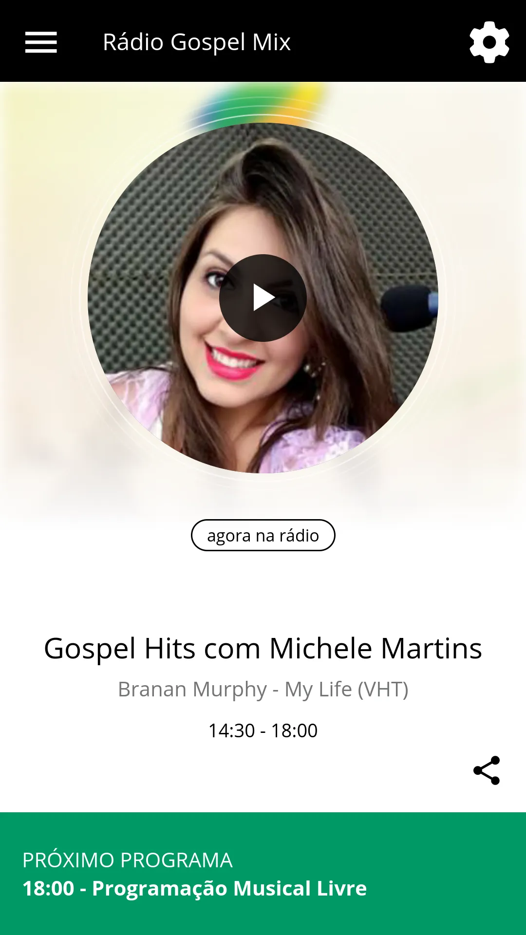 Rádio Gospel Mix | Indus Appstore | Screenshot