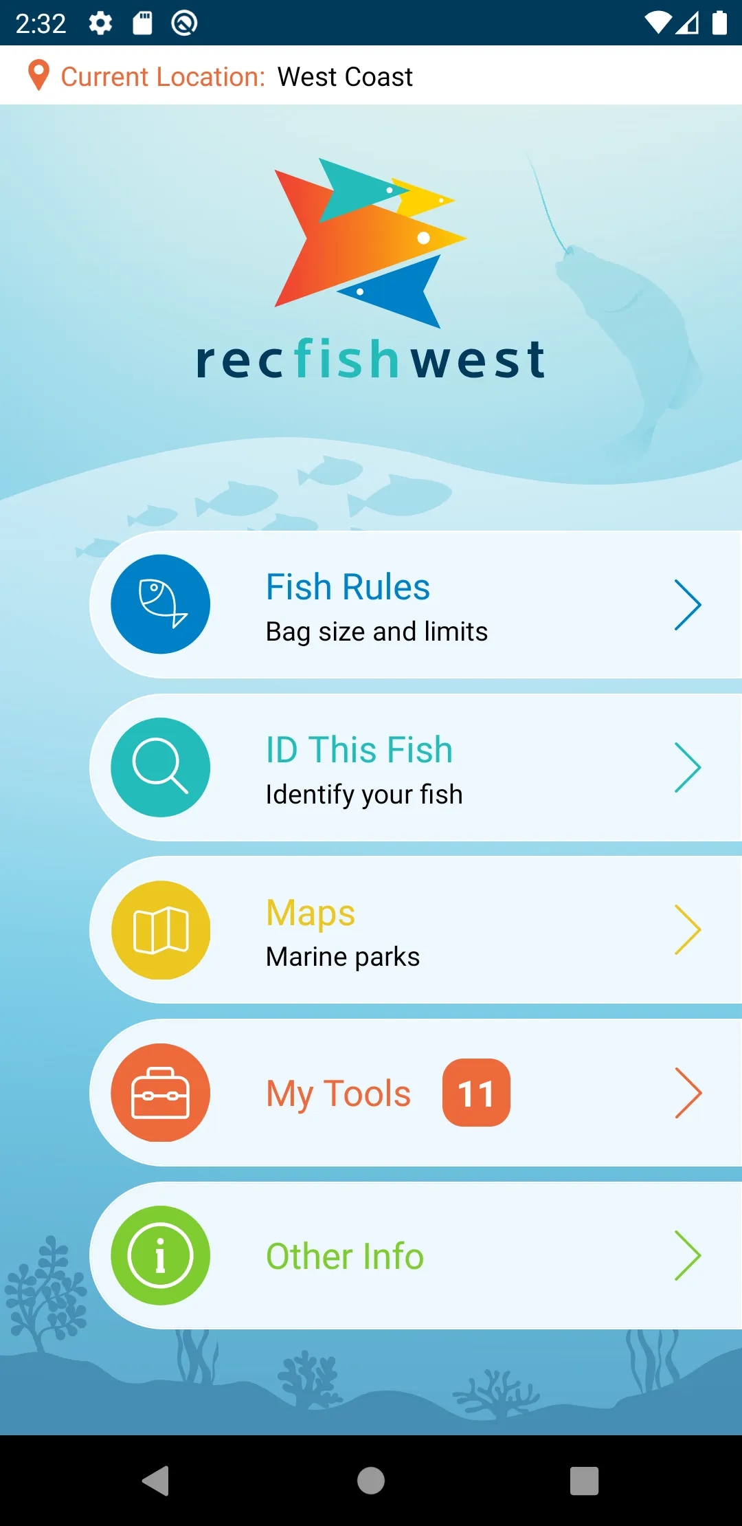 Recfishwest | Indus Appstore | Screenshot