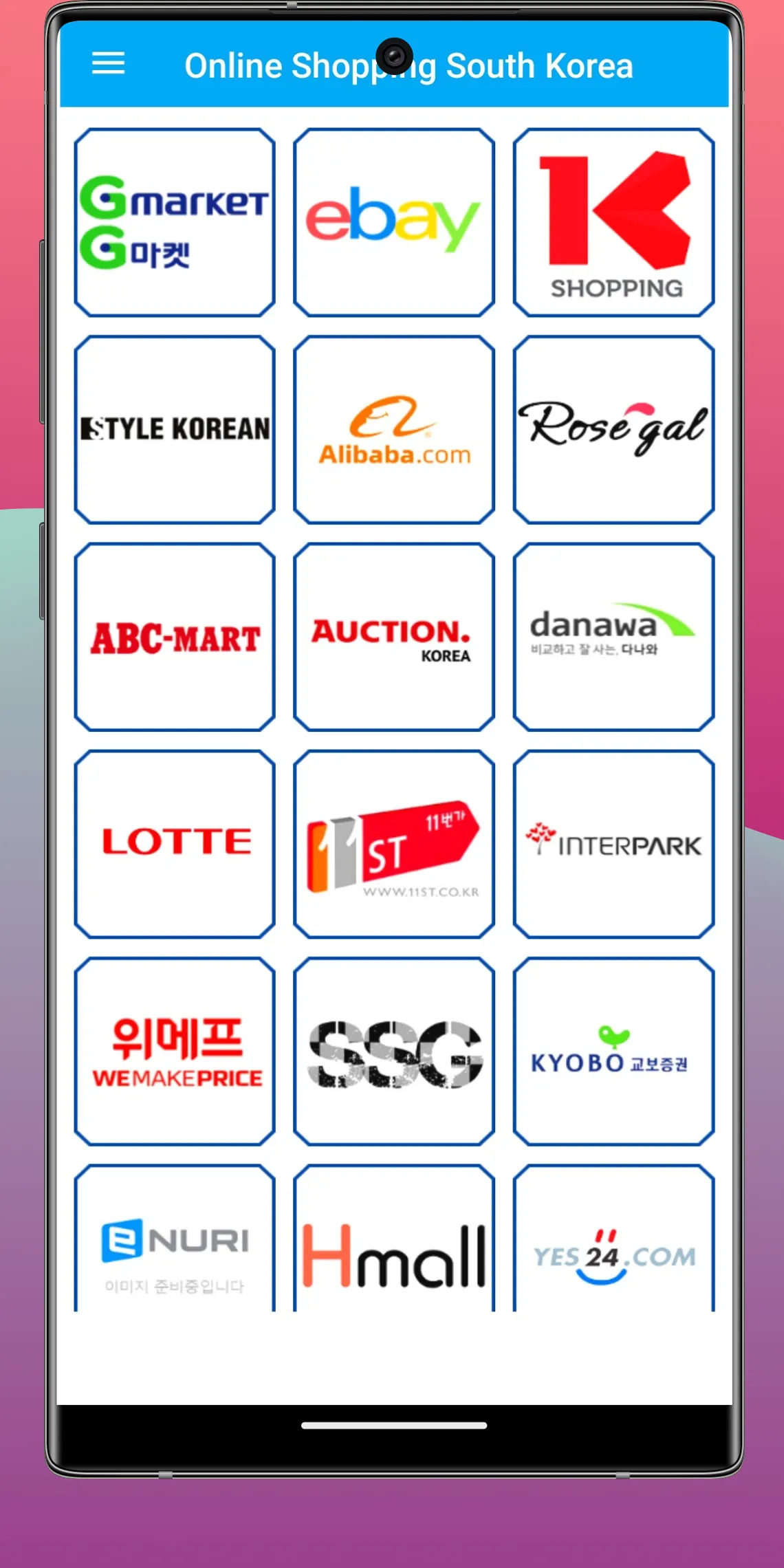 Korea Online Shopping App | Indus Appstore | Screenshot