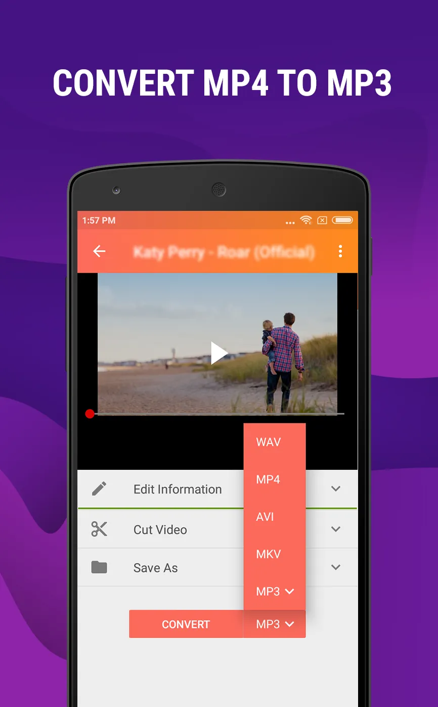 Mp4 to Mp3 - Convert Video to  | Indus Appstore | Screenshot