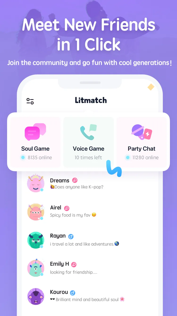 Litmatch—Make new friends | Indus Appstore | Screenshot