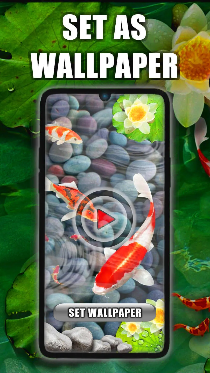 Koi Pond Live Wallpaper | Indus Appstore | Screenshot