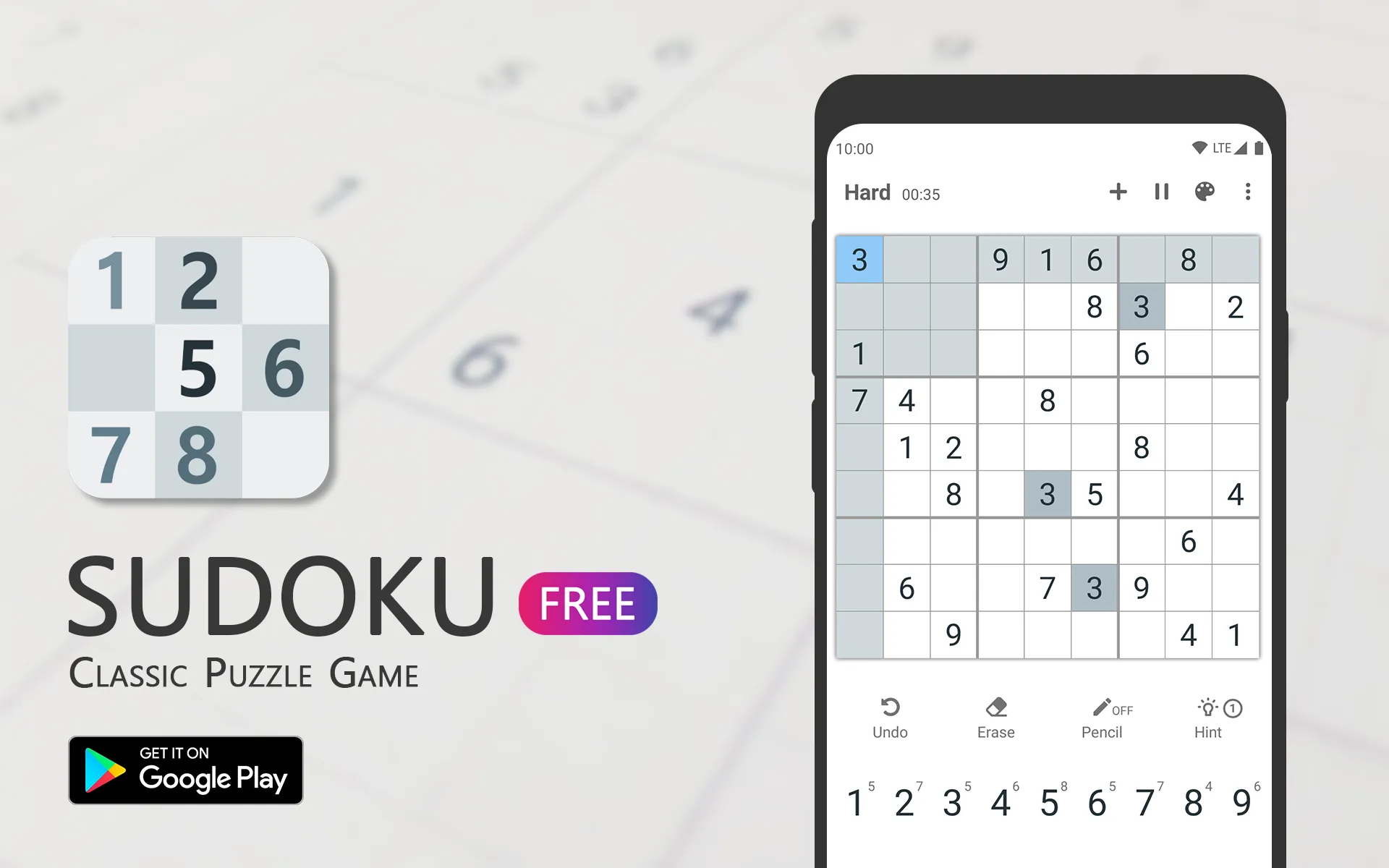 Sudoku - Classic Puzzle Game | Indus Appstore | Screenshot