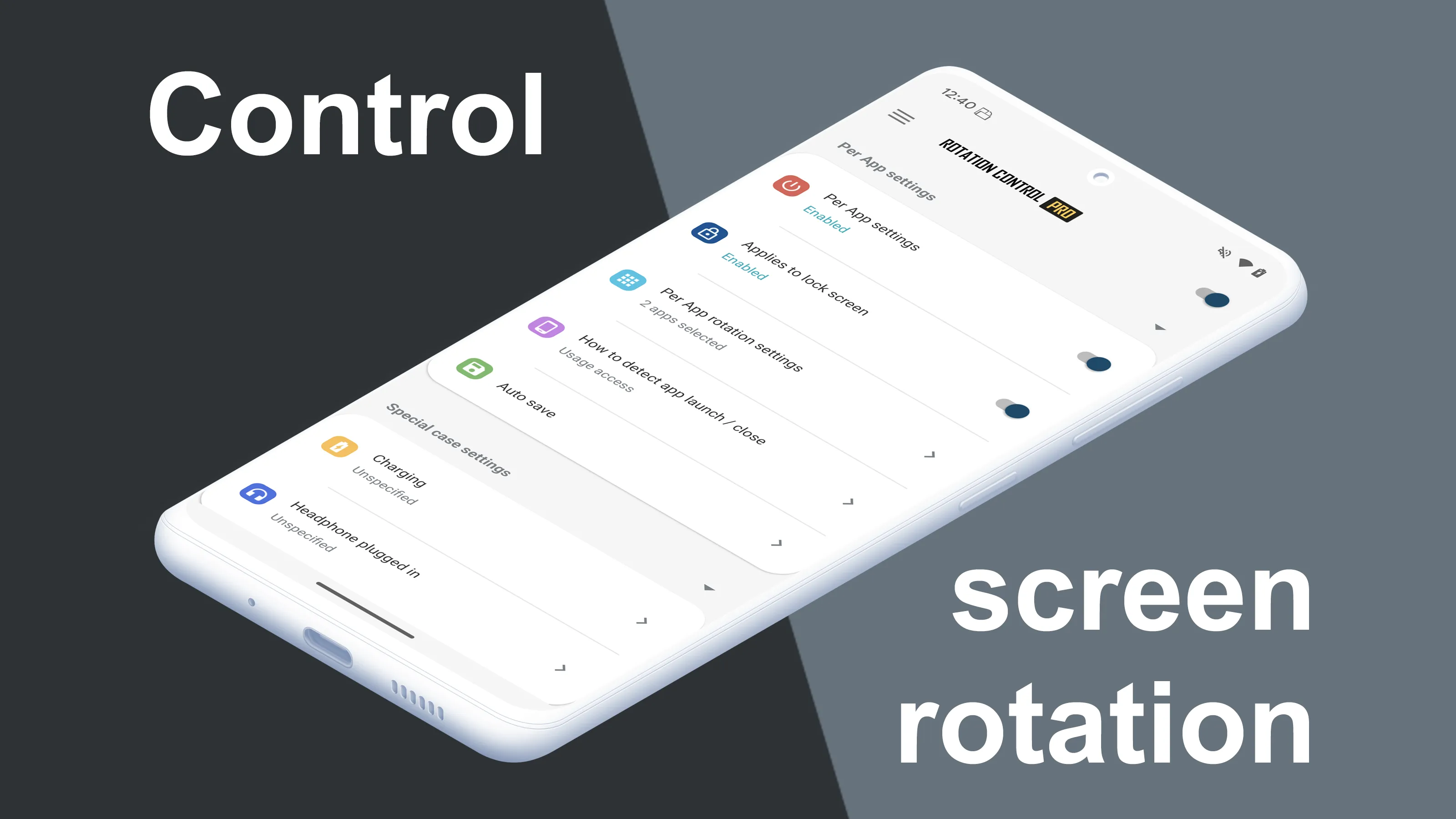 Rotation Control | Indus Appstore | Screenshot