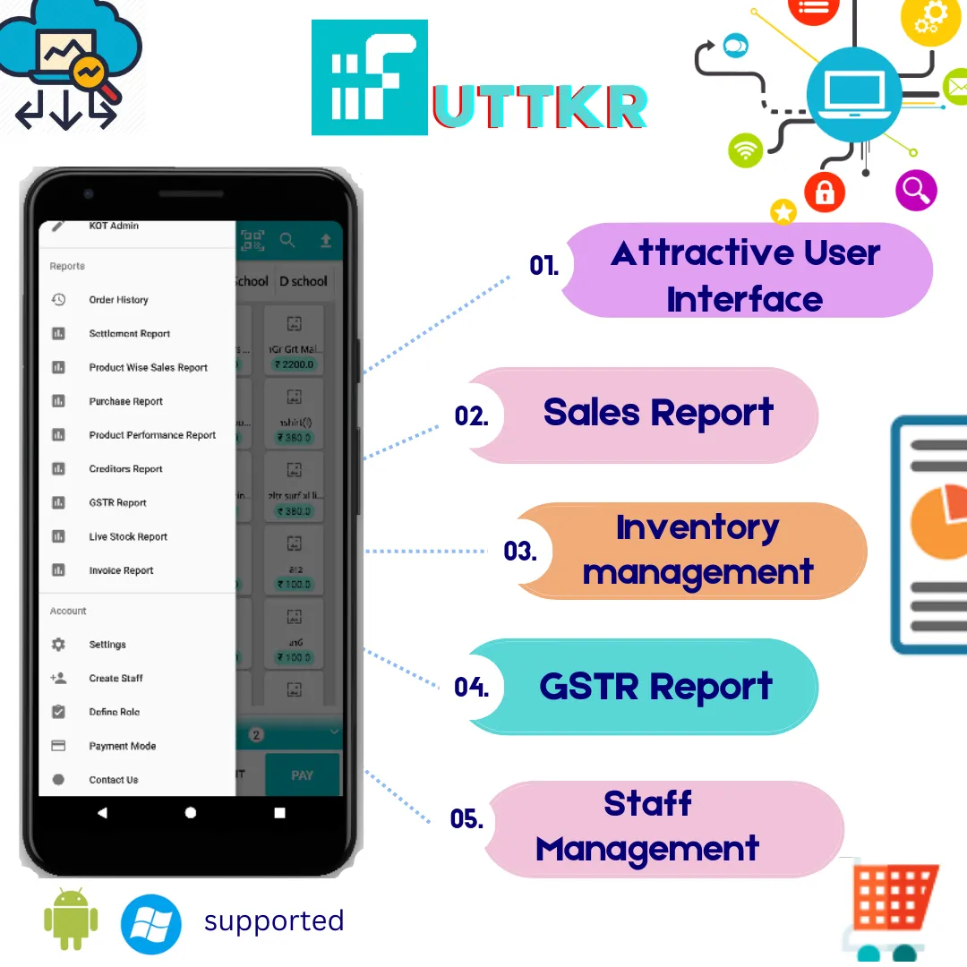 Futtkr POS - GST Billing App | Indus Appstore | Screenshot